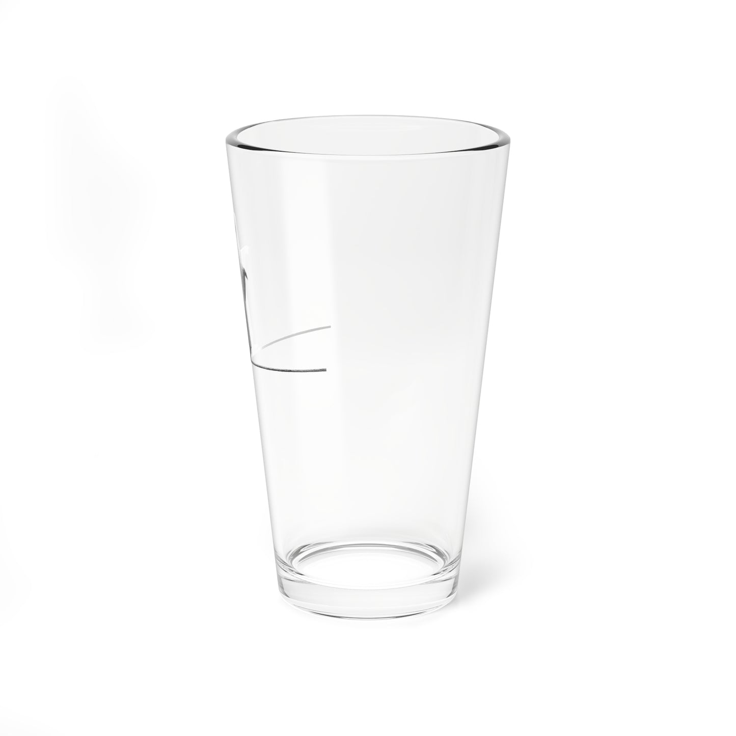 16oz Beer Glass — Playful Ghost On A Tightrope Beer Glass