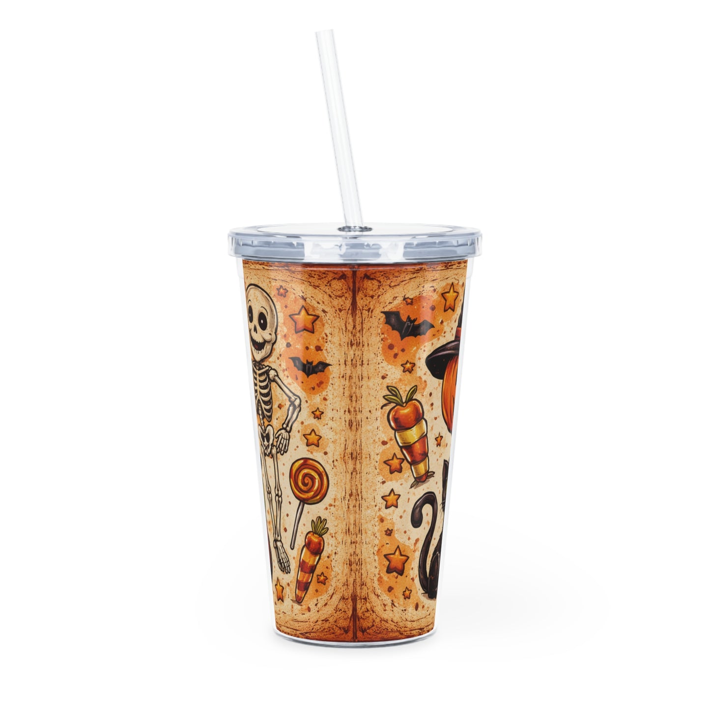 Halloween Kids Tumbler — 20oz Spooky 'Liquid Fear' Straw Cup