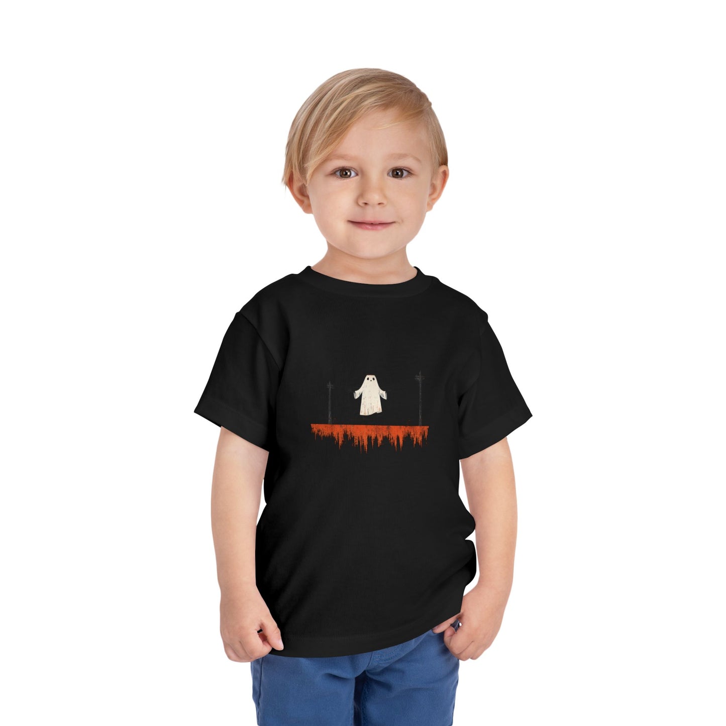 Toddler Tee — Ghost on a High Wire Halloween Graphic