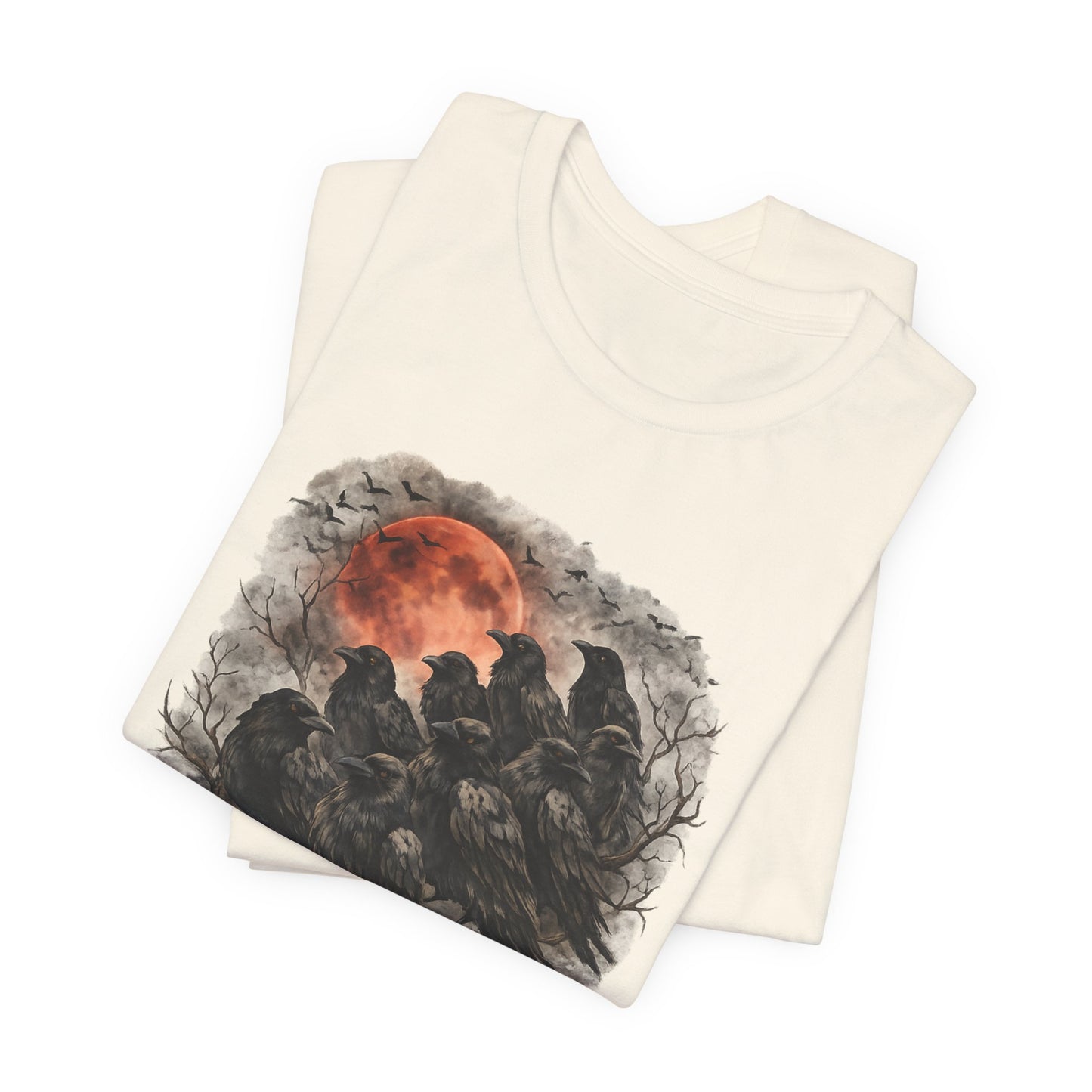 Members Only Raven Tee — Gothic Moon Crow Graphic T-Shirt
