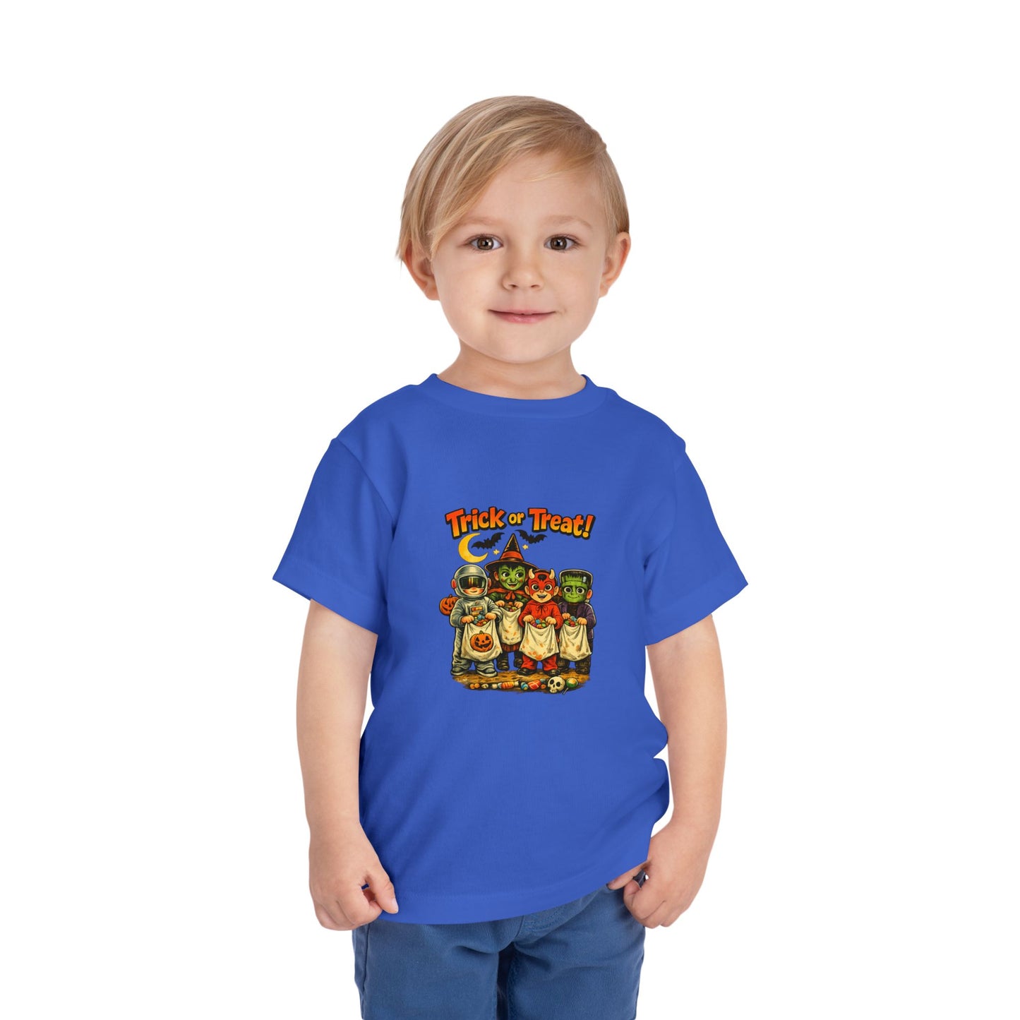 Toddler Tee — Vintage 'Trick or Treat' Halloween Kids Shirt