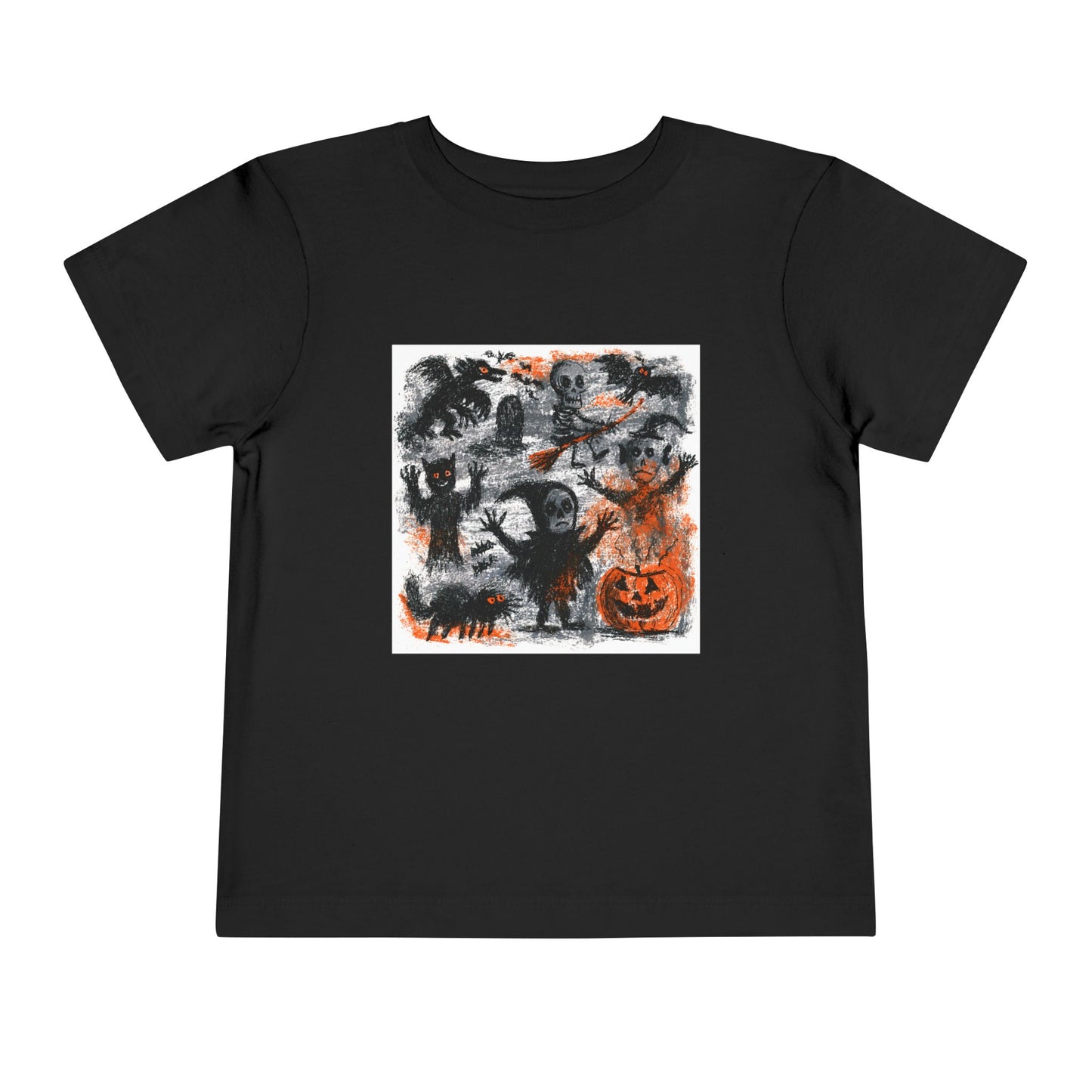 Cute Halloween Monsters Toddler Tee | Spooky Pumpkin Trick-or-Treat