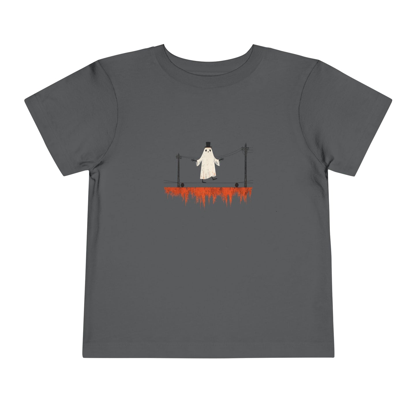 Toddler Tee — Ghost on a High Wire Halloween Graphic