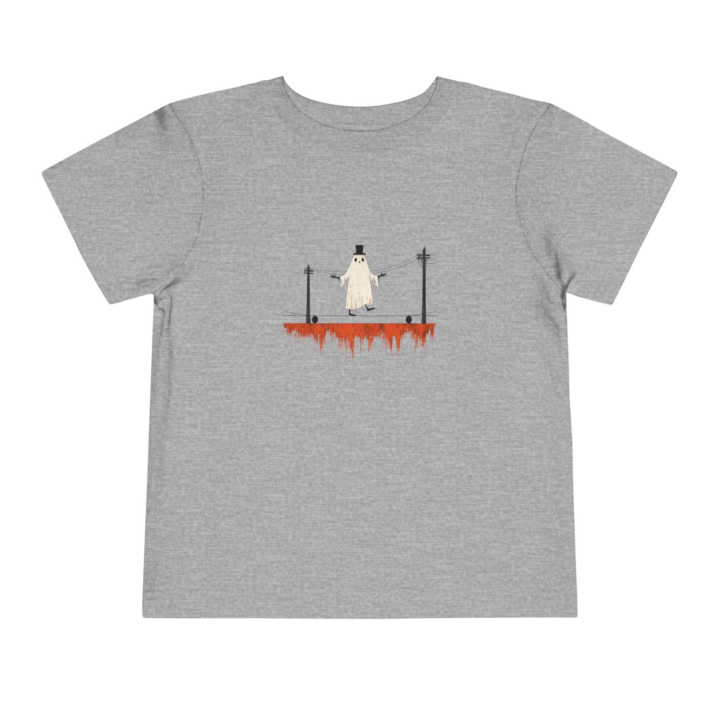 Toddler Tee — Ghost on a High Wire Halloween Graphic