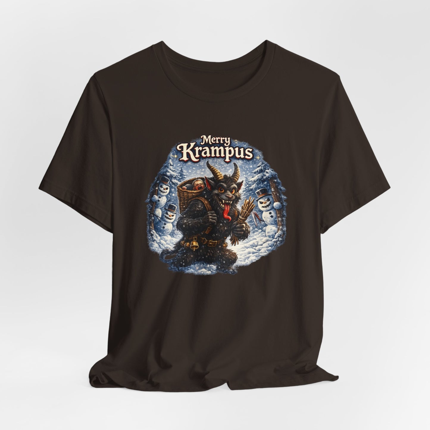 Krampus Christmas T-Shirt — 'Merry Krampus' Holiday Graphic Tee