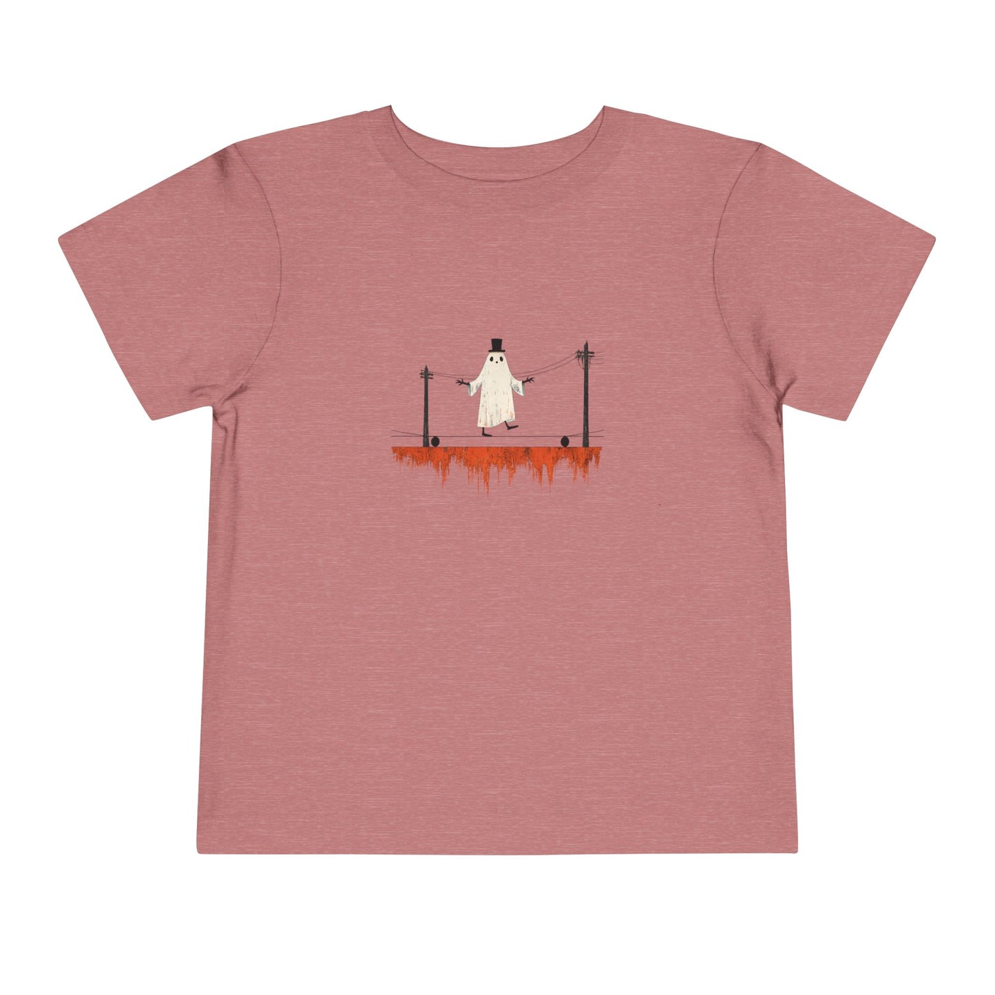 Toddler Tee — Ghost on a High Wire Halloween Graphic