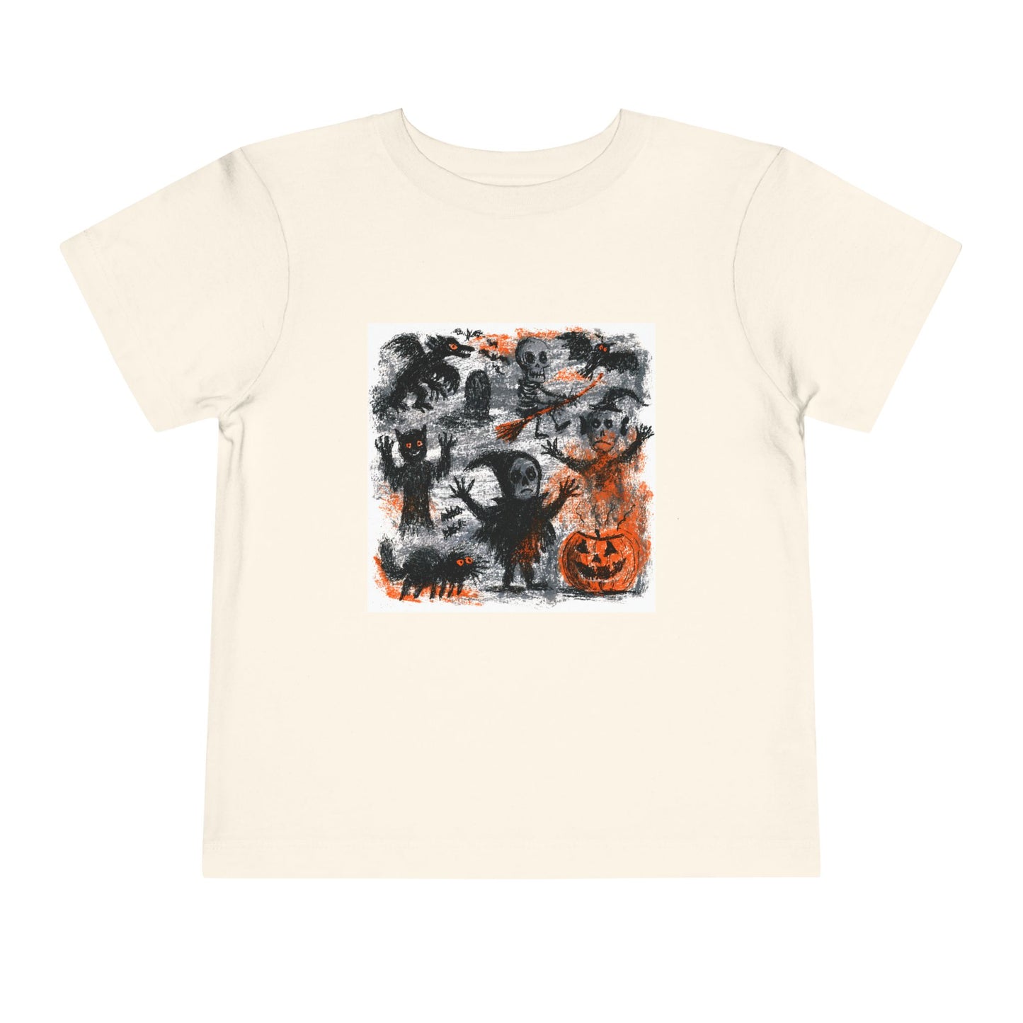 Cute Halloween Monsters Toddler Tee | Spooky Pumpkin Trick-or-Treat