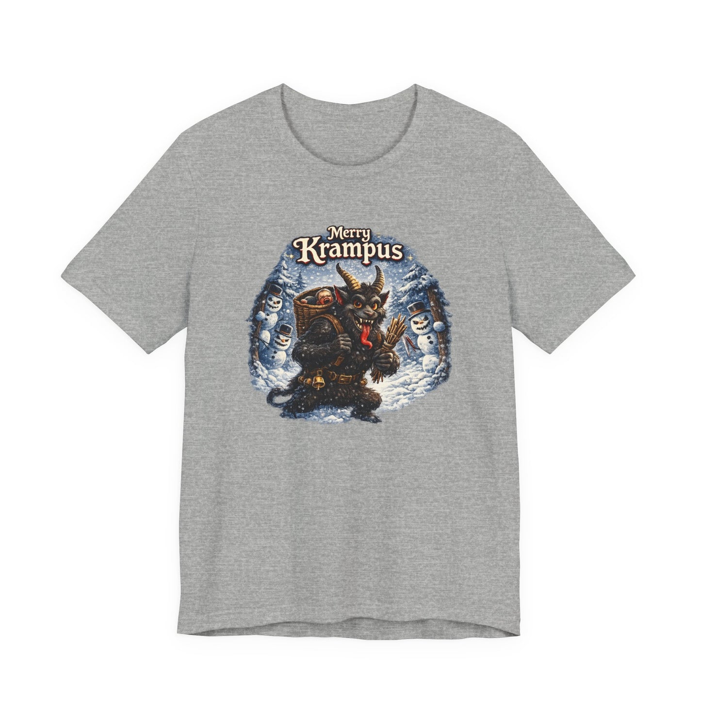 Krampus Christmas T-Shirt — 'Merry Krampus' Holiday Graphic Tee