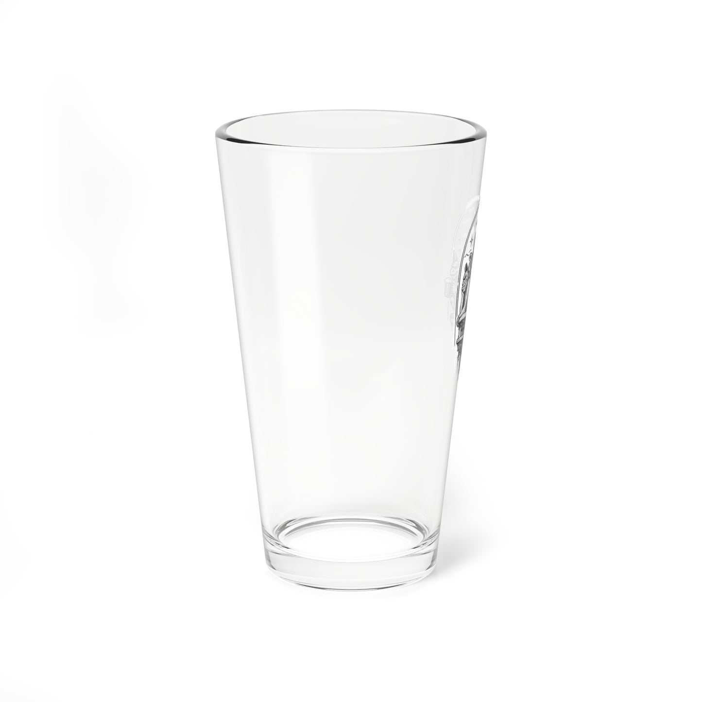 16oz Beer Glass — Gothic Cathedral Gargoyle Beer Glass