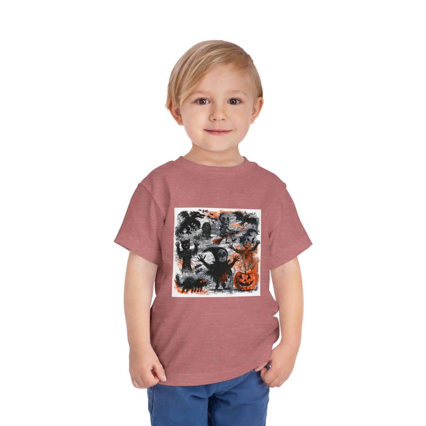 Cute Halloween Monsters Toddler Tee | Spooky Pumpkin Trick-or-Treat