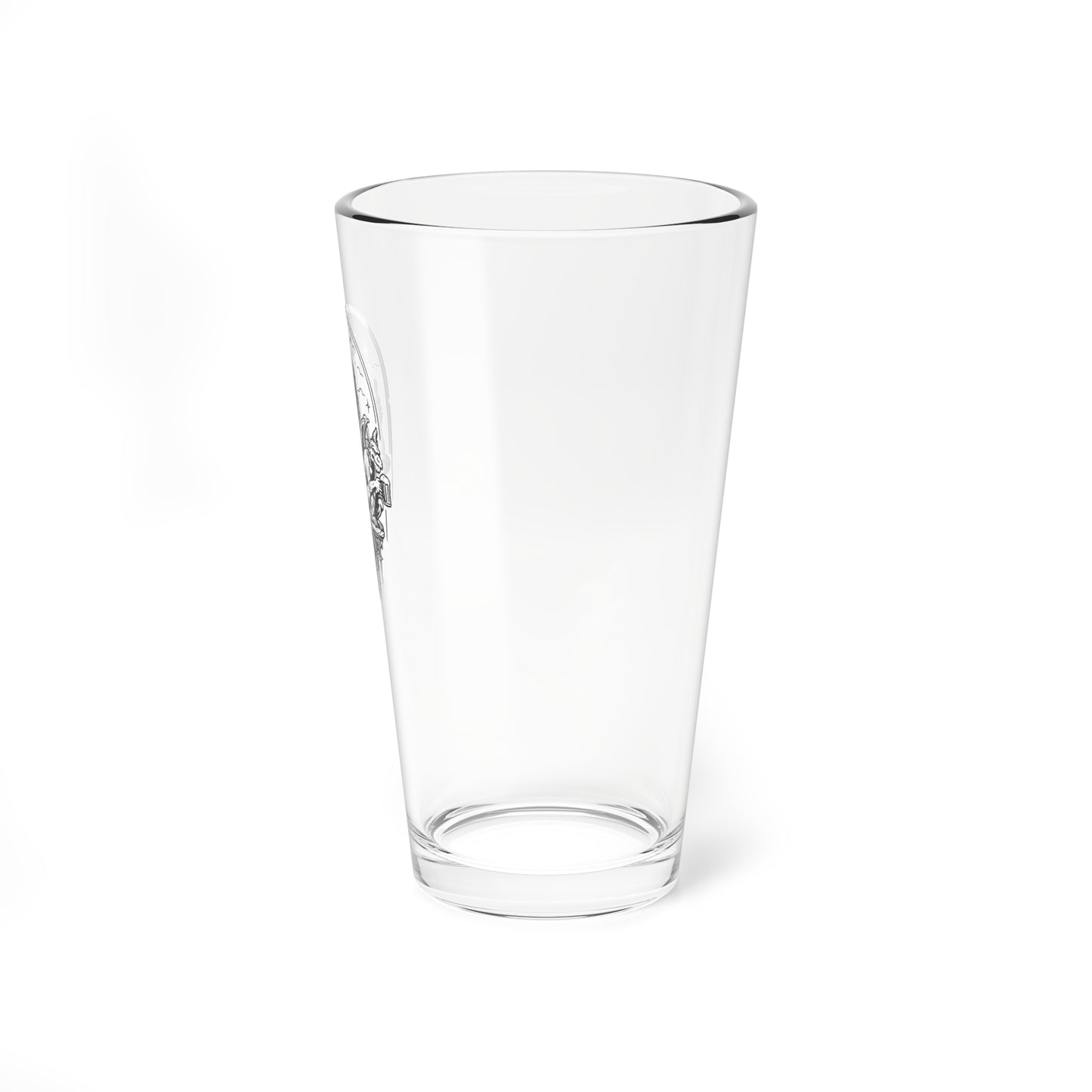 16oz Beer Glass — Gothic Cathedral Gargoyle Beer Glass