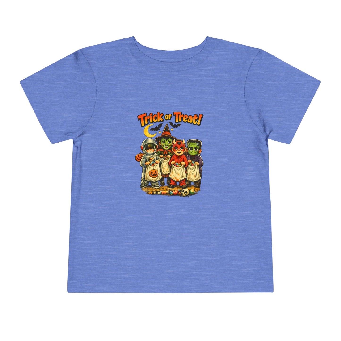 Toddler Tee — Vintage 'Trick or Treat' Halloween Kids Shirt