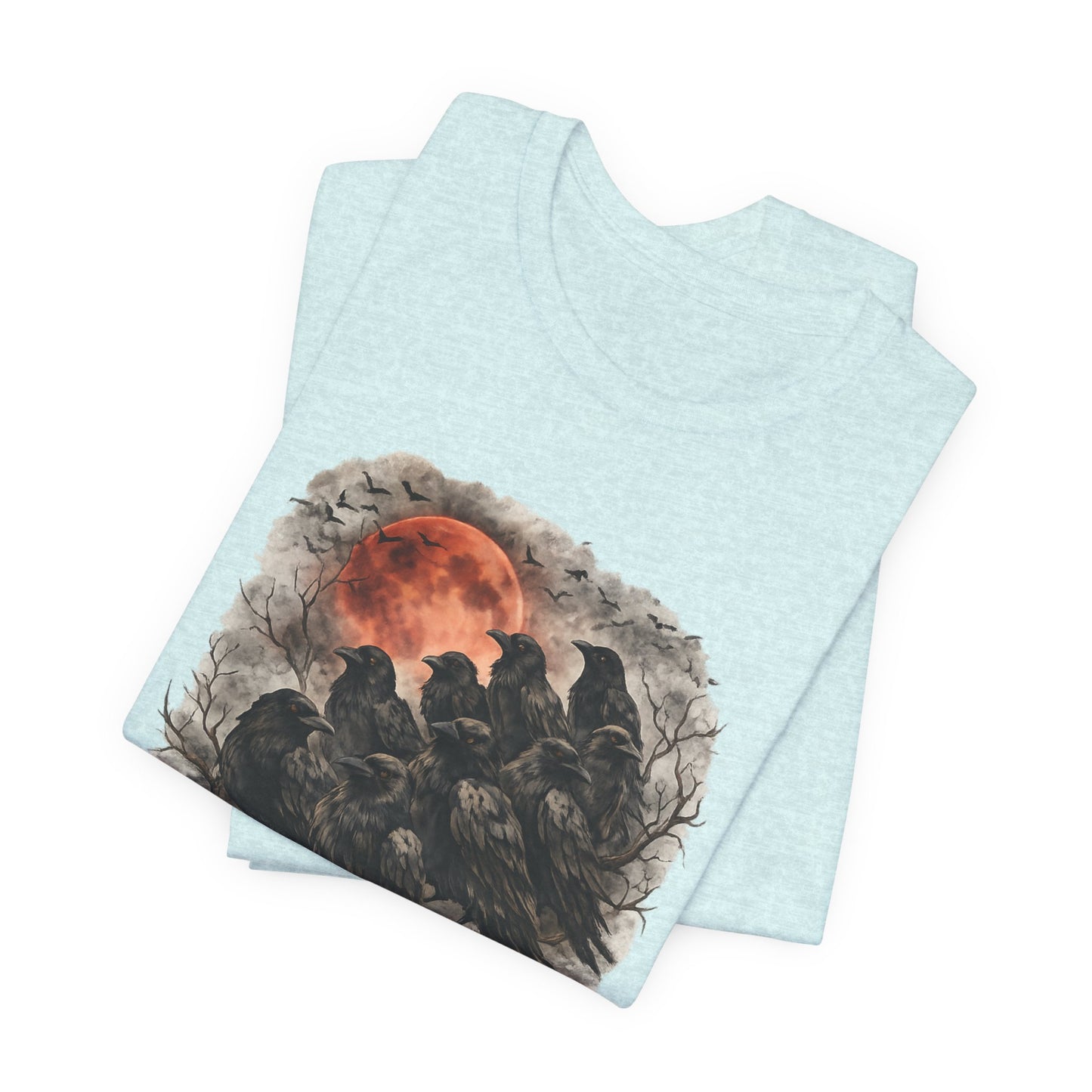 Members Only Raven Tee — Gothic Moon Crow Graphic T-Shirt