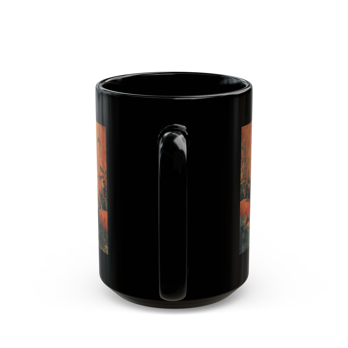 Skull & Pumpkin Halloween Mug — Spooky Gothic Coffee Cup (11oz/15oz)