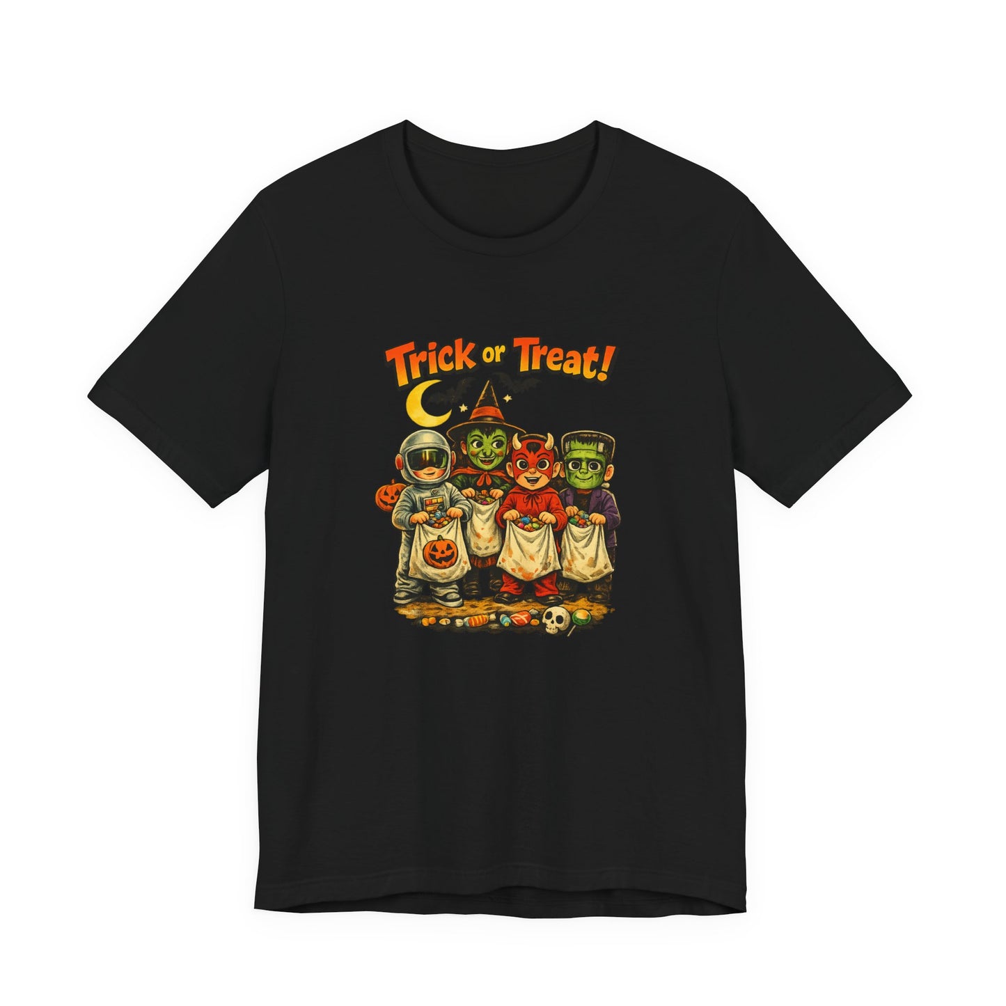 Halloween Trick or Treat Kids Costume T-Shirt