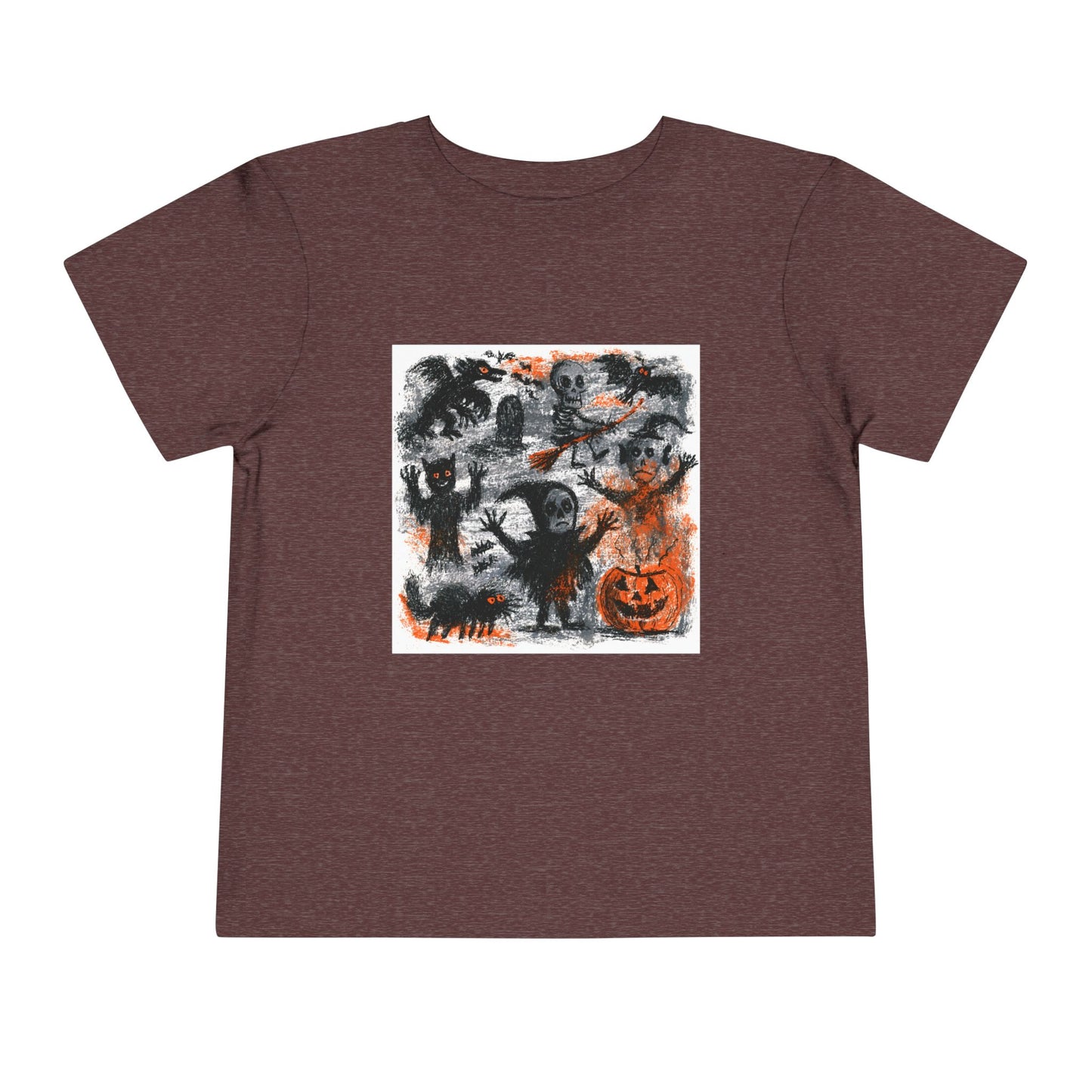 Cute Halloween Monsters Toddler Tee | Spooky Pumpkin Trick-or-Treat
