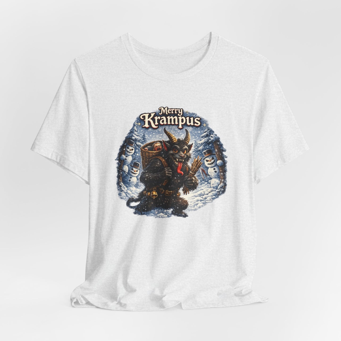 Krampus Christmas T-Shirt — 'Merry Krampus' Holiday Graphic Tee