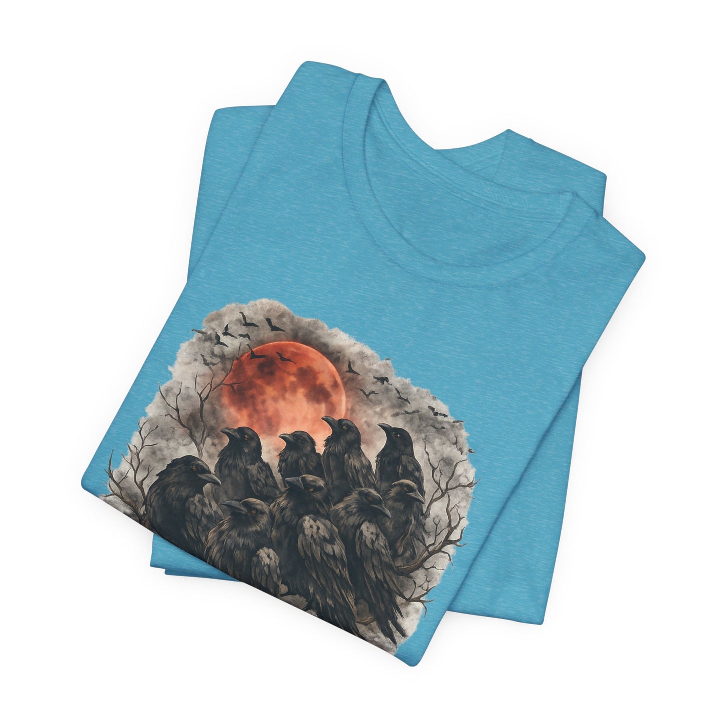 Members Only Raven Tee — Gothic Moon Crow Graphic T-Shirt