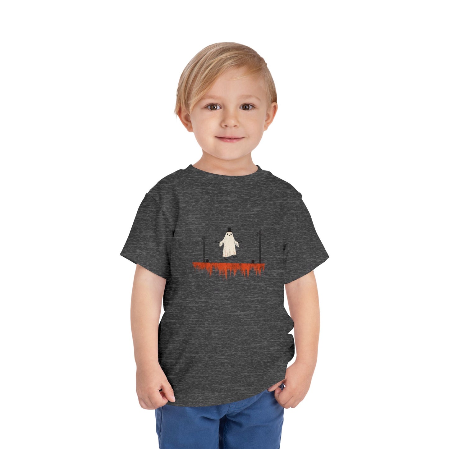 Toddler Tee — Ghost on a High Wire Halloween Graphic