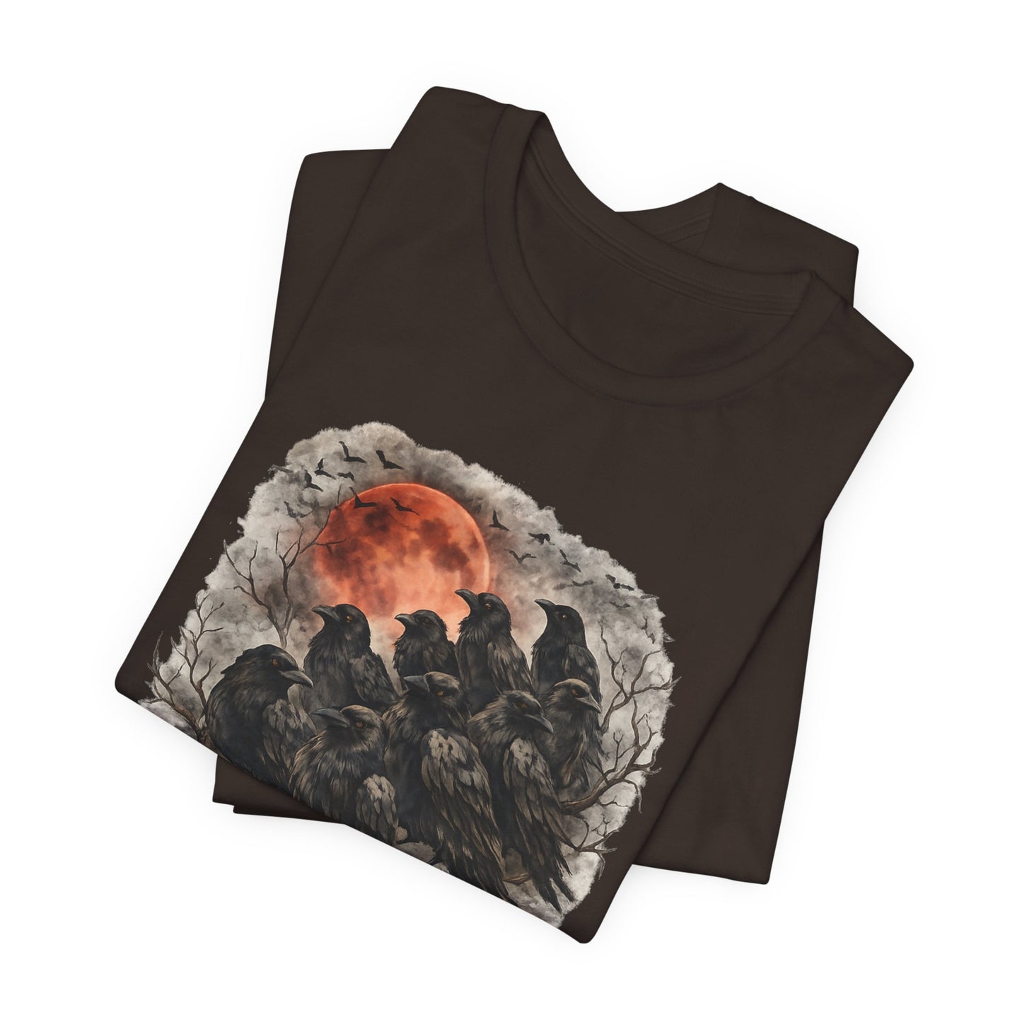 Members Only Raven Tee — Gothic Moon Crow Graphic T-Shirt