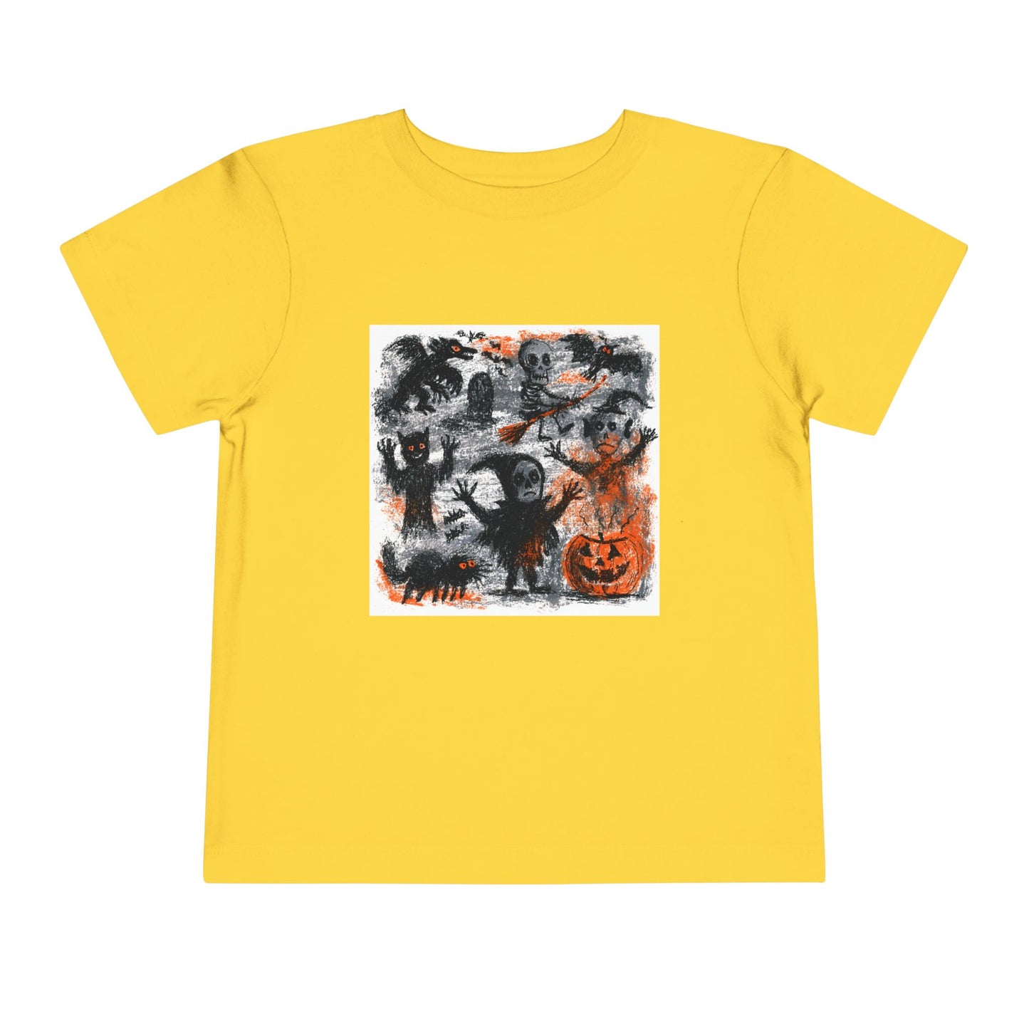 Cute Halloween Monsters Toddler Tee | Spooky Pumpkin Trick-or-Treat