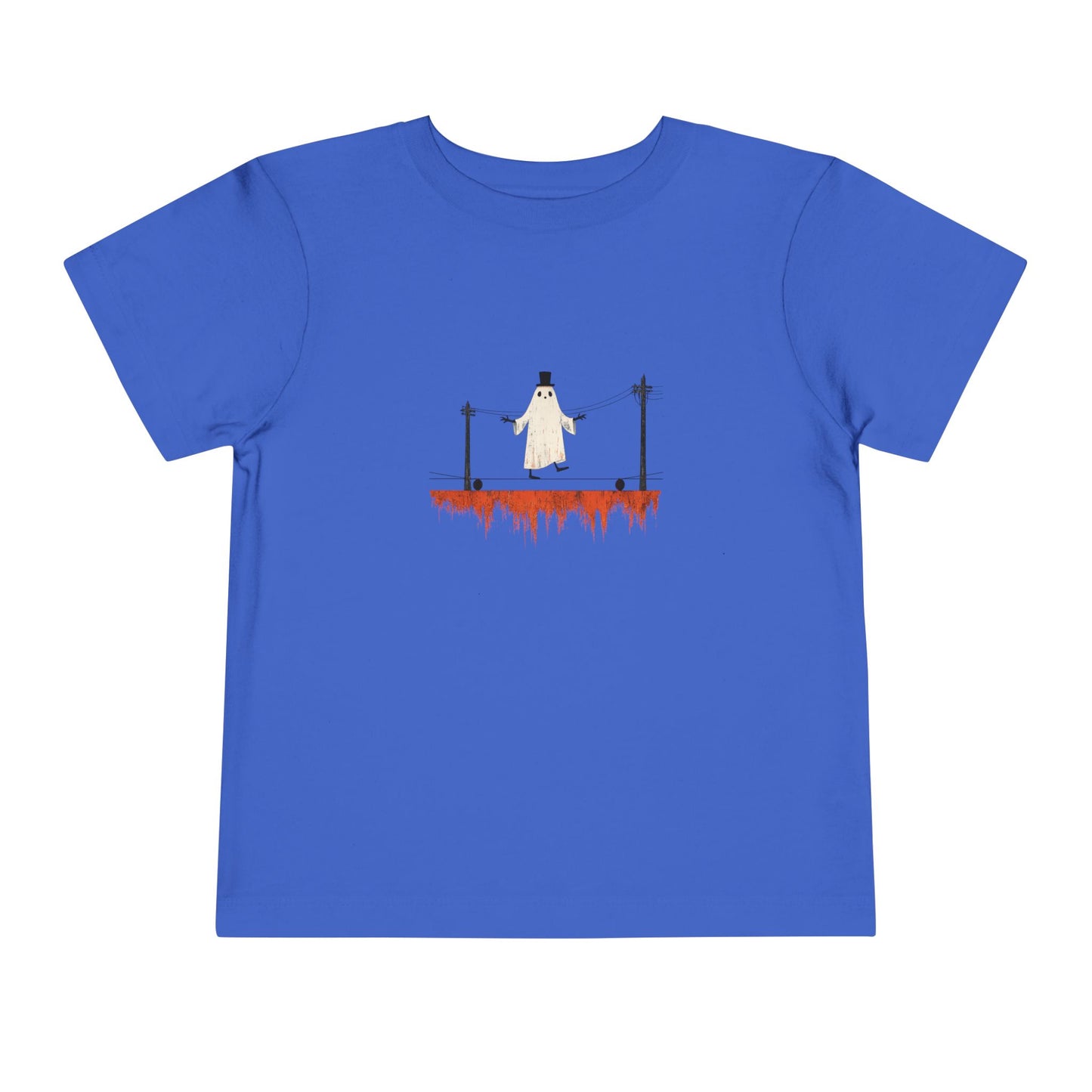Toddler Tee — Ghost on a High Wire Halloween Graphic
