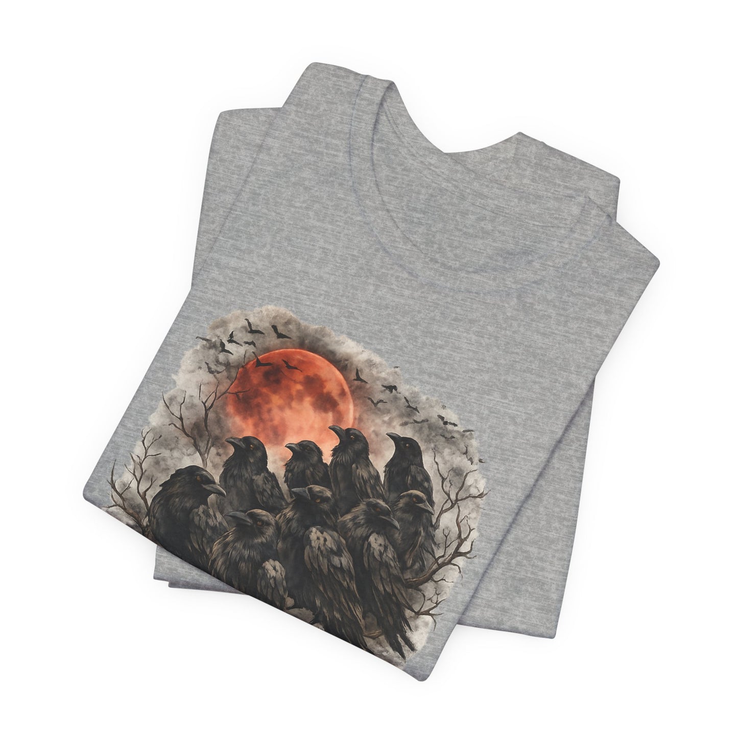 Members Only Raven Tee — Gothic Moon Crow Graphic T-Shirt