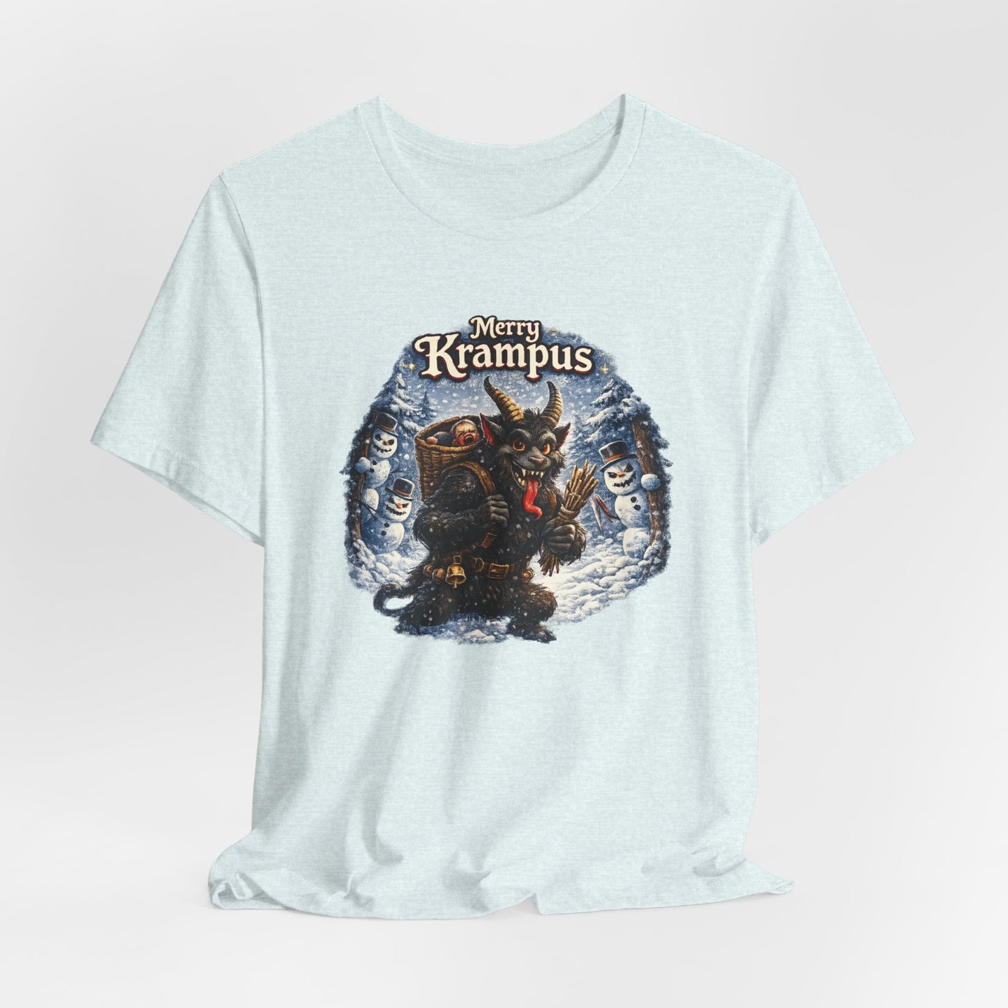 Krampus Christmas T-Shirt — 'Merry Krampus' Holiday Graphic Tee