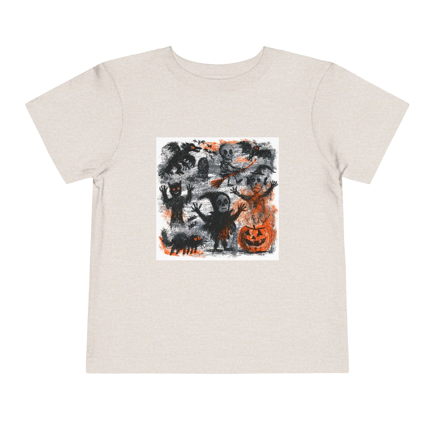 Cute Halloween Monsters Toddler Tee | Spooky Pumpkin Trick-or-Treat