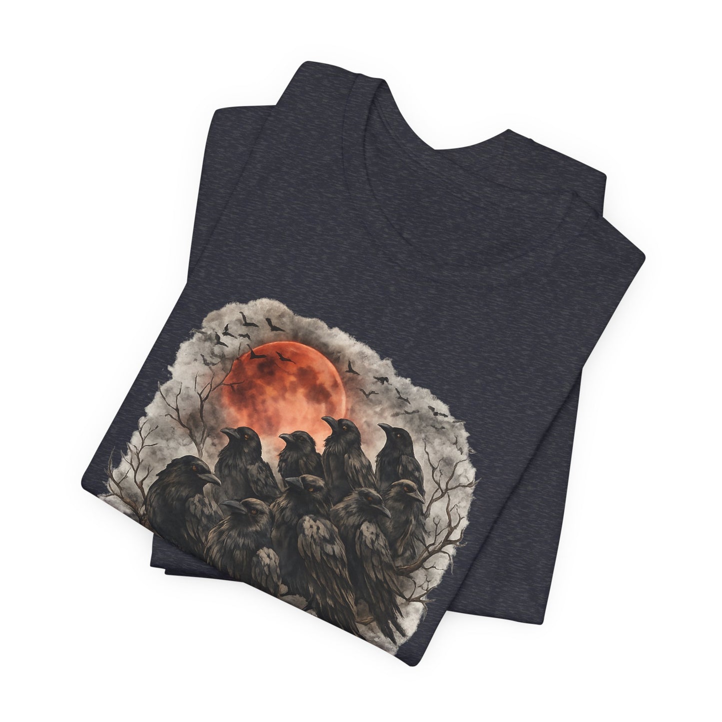 Members Only Raven Tee — Gothic Moon Crow Graphic T-Shirt