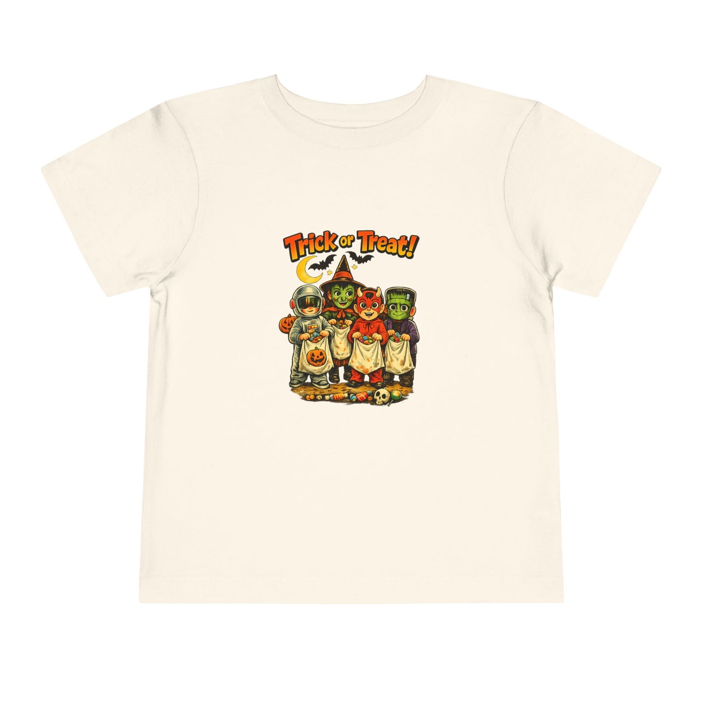 Toddler Tee — Vintage 'Trick or Treat' Halloween Kids Shirt