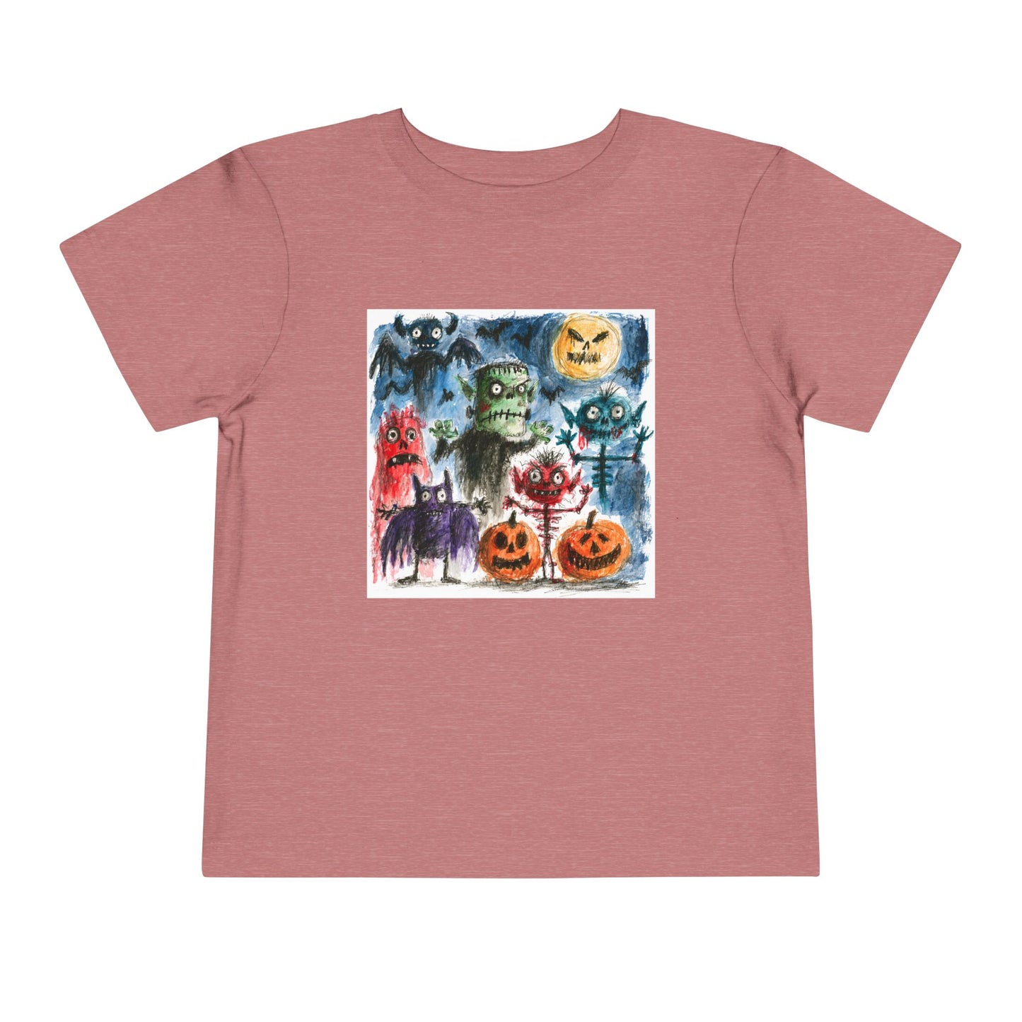 Copy of Vintage Halloween Monsters Toddler Tee | Cute Ghosts, Pumpkins, Bats