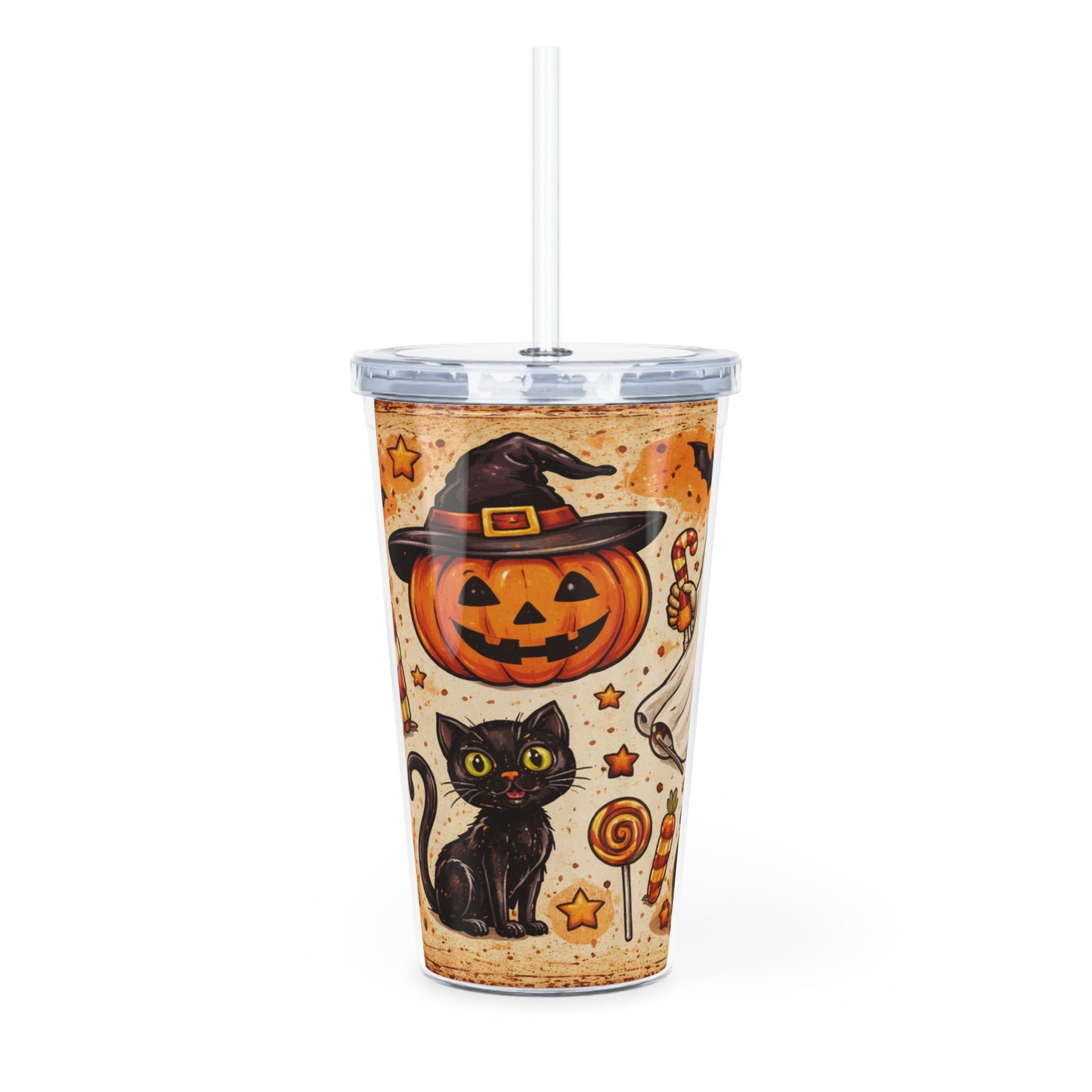 Halloween Kids Tumbler — 20oz Spooky 'Liquid Fear' Straw Cup