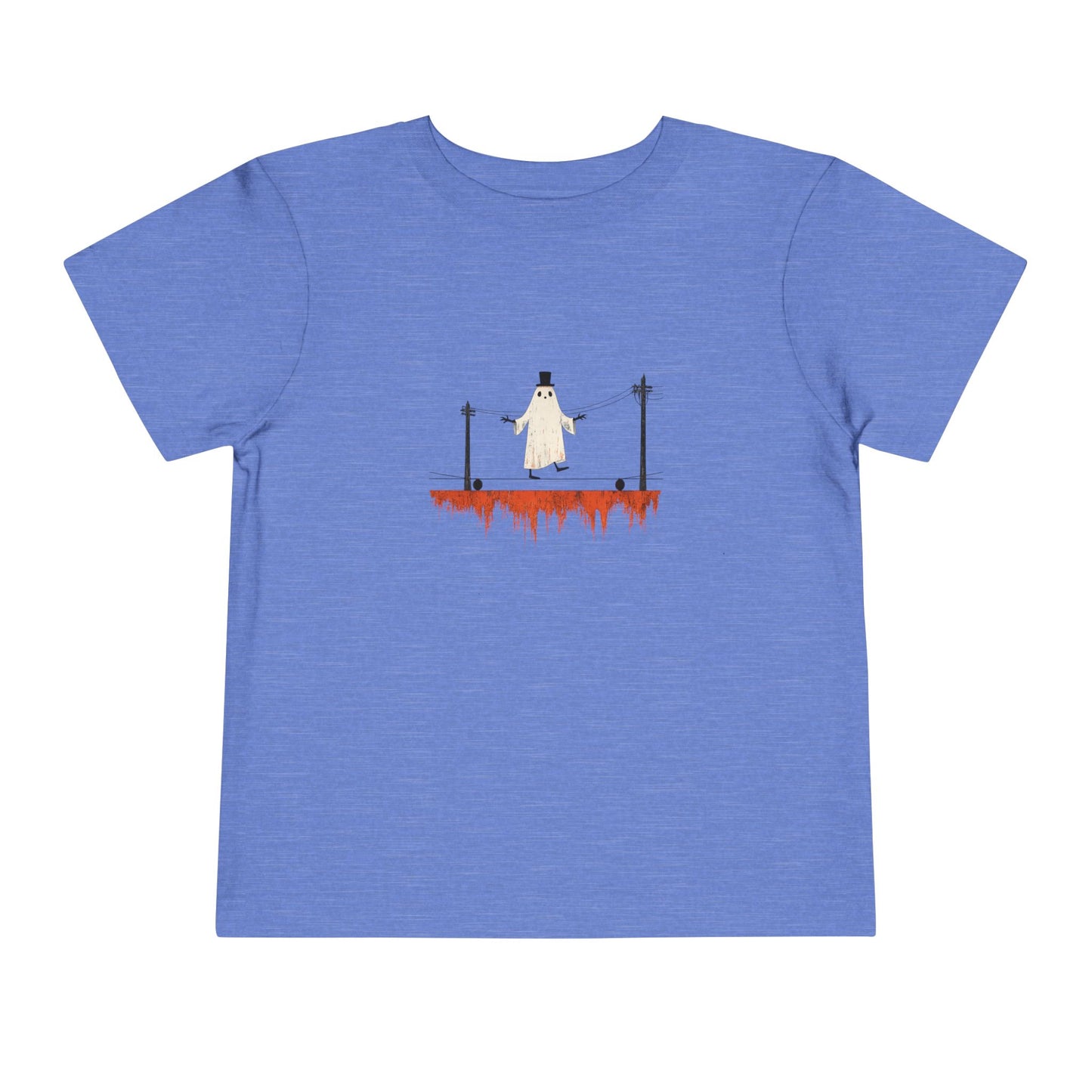 Toddler Tee — Ghost on a High Wire Halloween Graphic