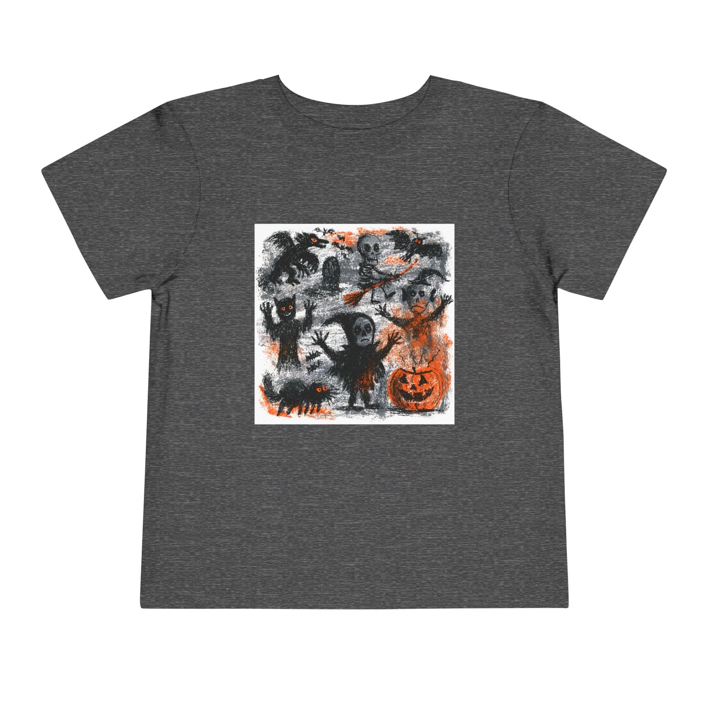 Cute Halloween Monsters Toddler Tee | Spooky Pumpkin Trick-or-Treat
