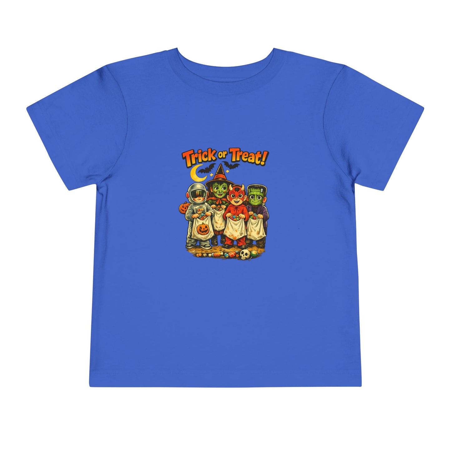 Toddler Tee — Vintage 'Trick or Treat' Halloween Kids Shirt
