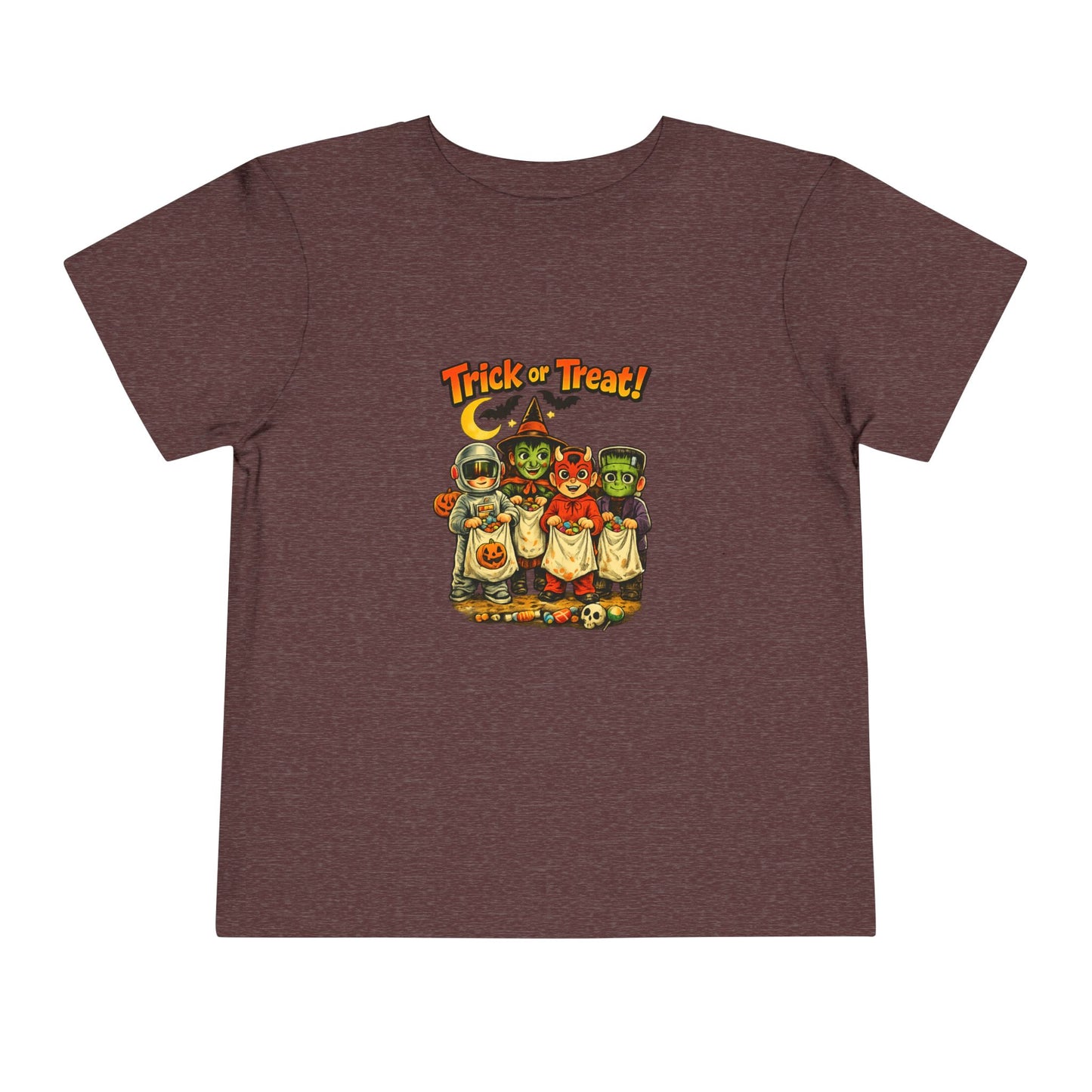 Toddler Tee — Vintage 'Trick or Treat' Halloween Kids Shirt