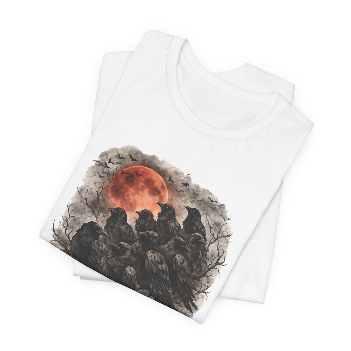 Members Only Raven Tee — Gothic Moon Crow Graphic T-Shirt