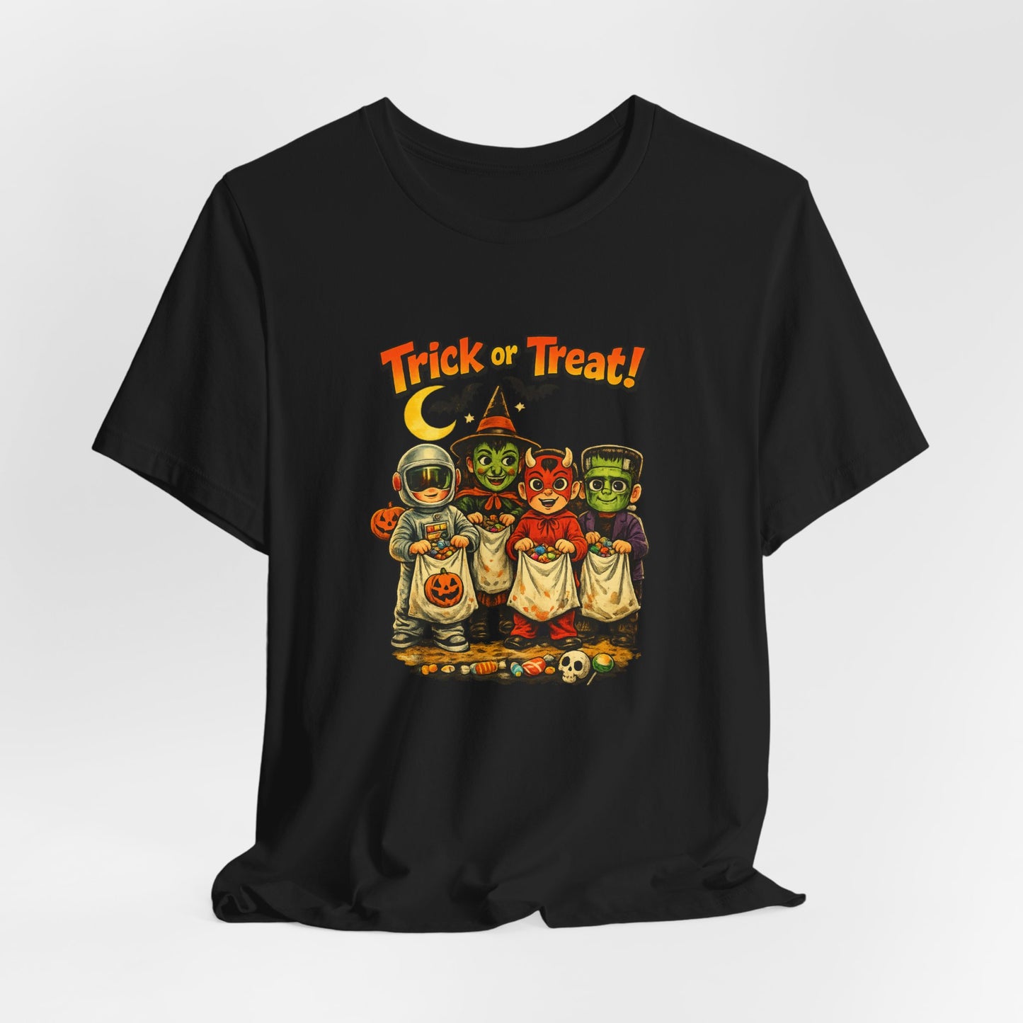 Halloween Trick or Treat Kids Costume T-Shirt