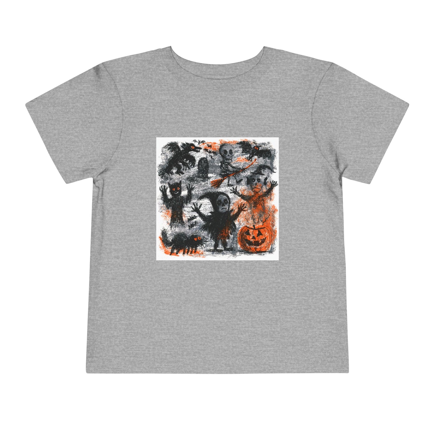 Cute Halloween Monsters Toddler Tee | Spooky Pumpkin Trick-or-Treat